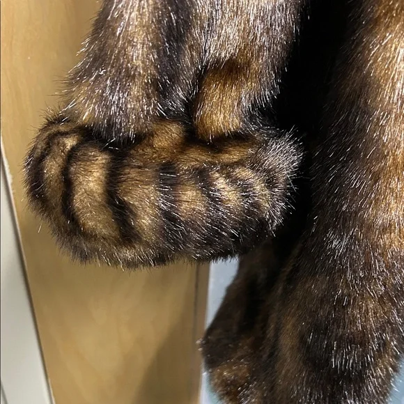 Dennis Basso Rich Brown Teddy Jacket - Picture 5 of 5